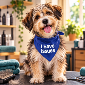 “I Have Issues” Funny Dog Bandana